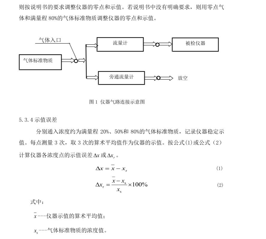 硫化氢气体检测国家标准